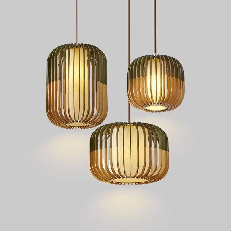 Amaya Houten Hanglamp