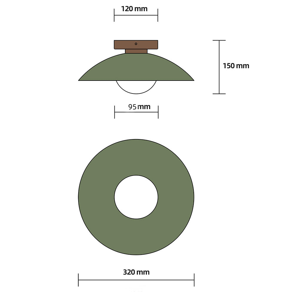 Tizo Plafondlamp