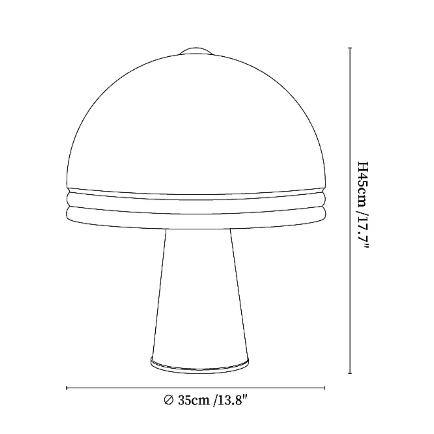 Velura Brede Marmeren Tafellamp