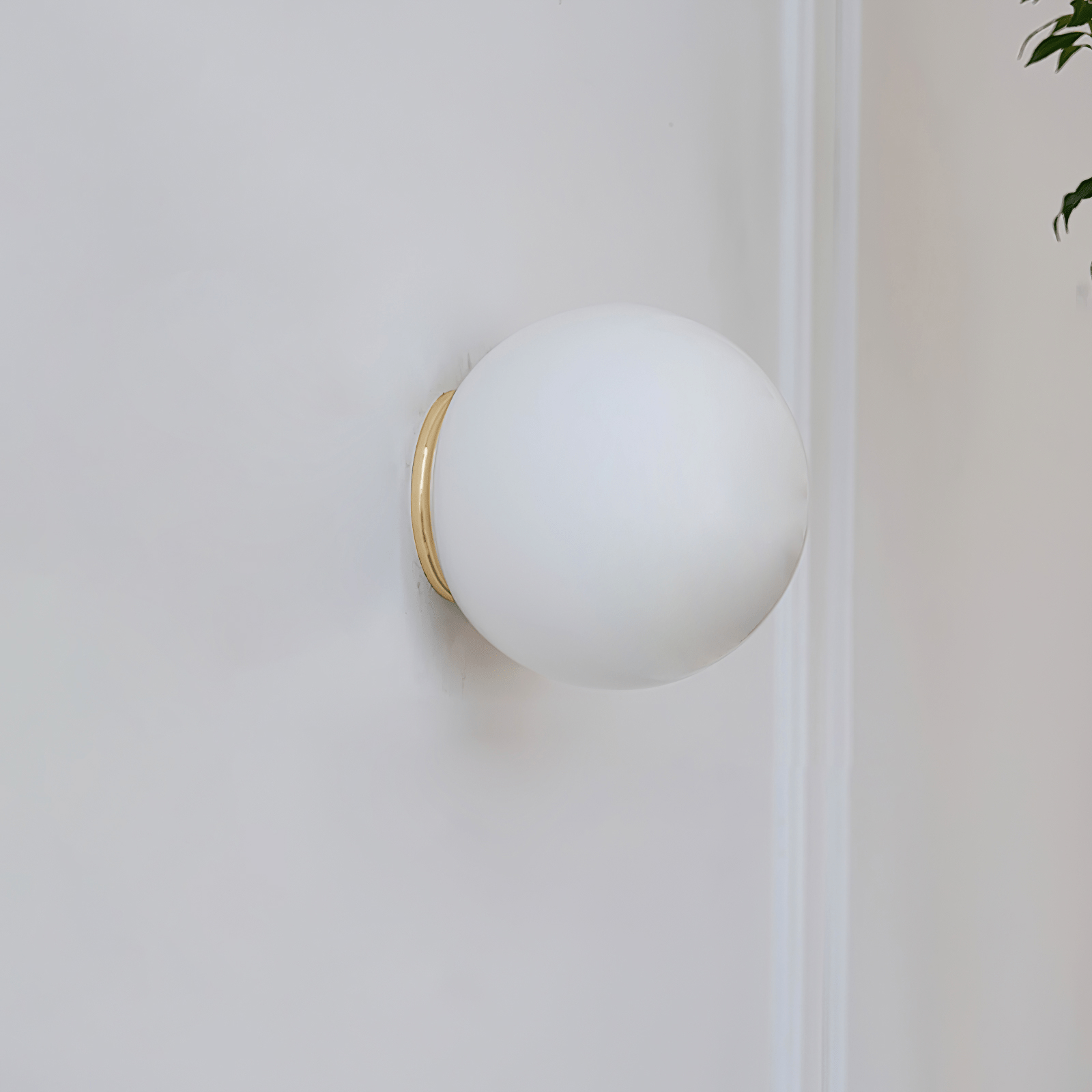 Glazen Mini-bol Wandlamp