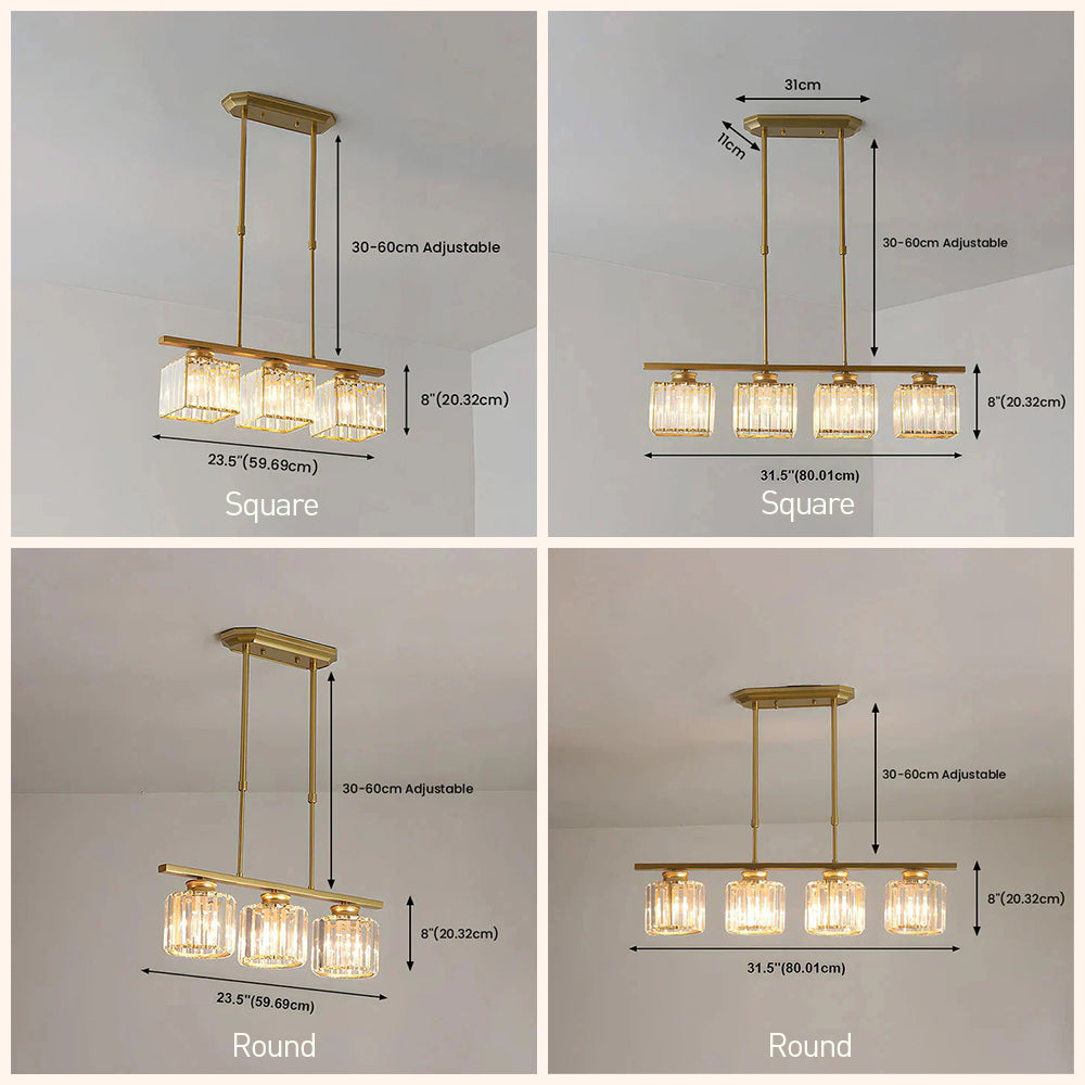 Scandinavische Multi-Head Hanglamp