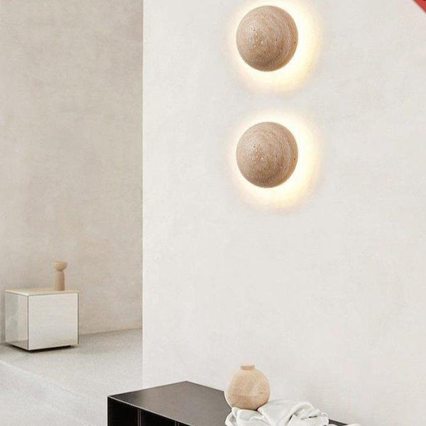 Tizo Travertijn Wandlamp