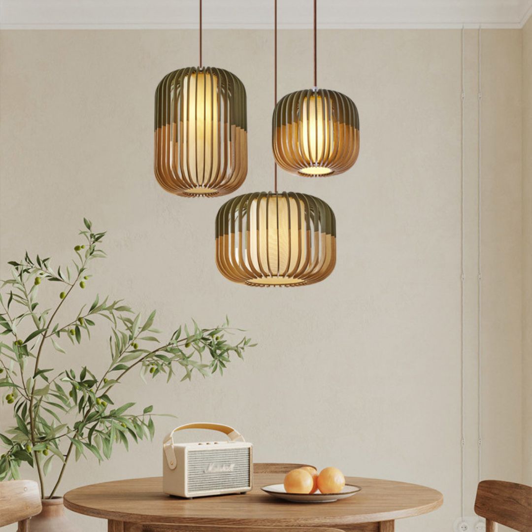 Amaya Houten Hanglamp