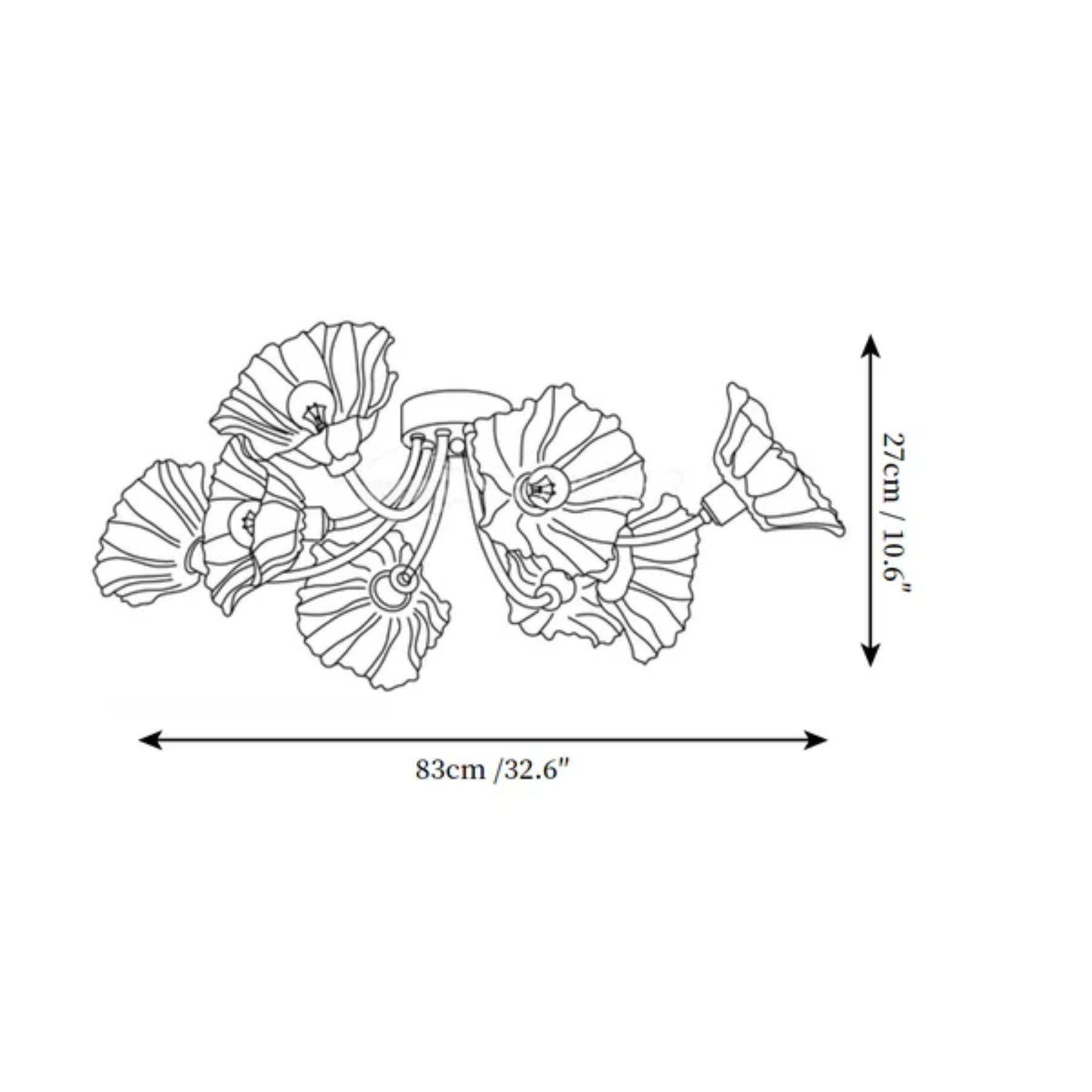 Lenzyn Flower Plafondlamp