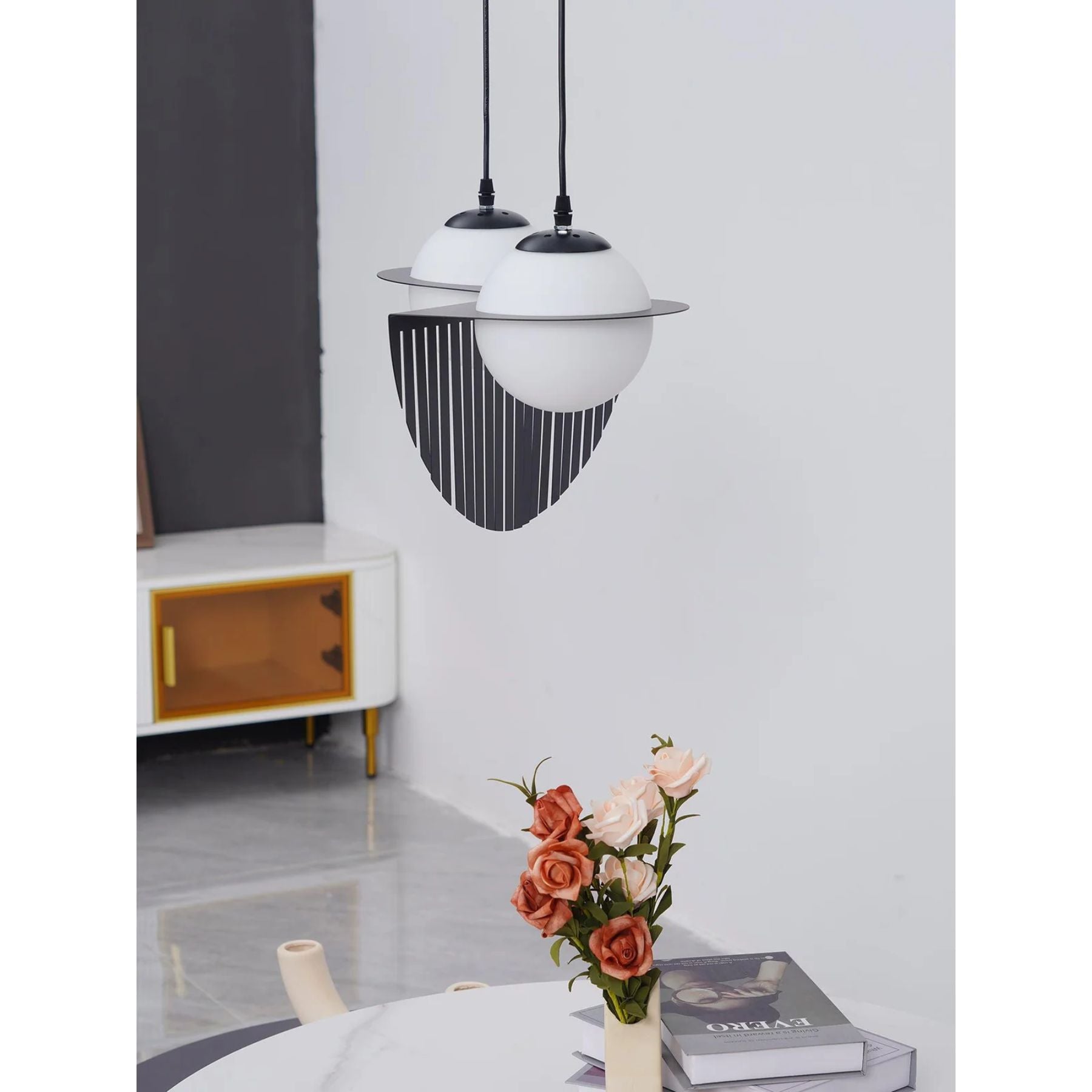 Byron Zwarte Designer Hanglamp