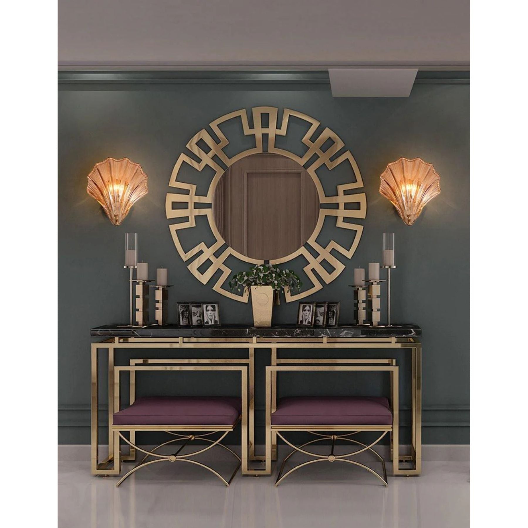 Sio Schelp Wandlamp