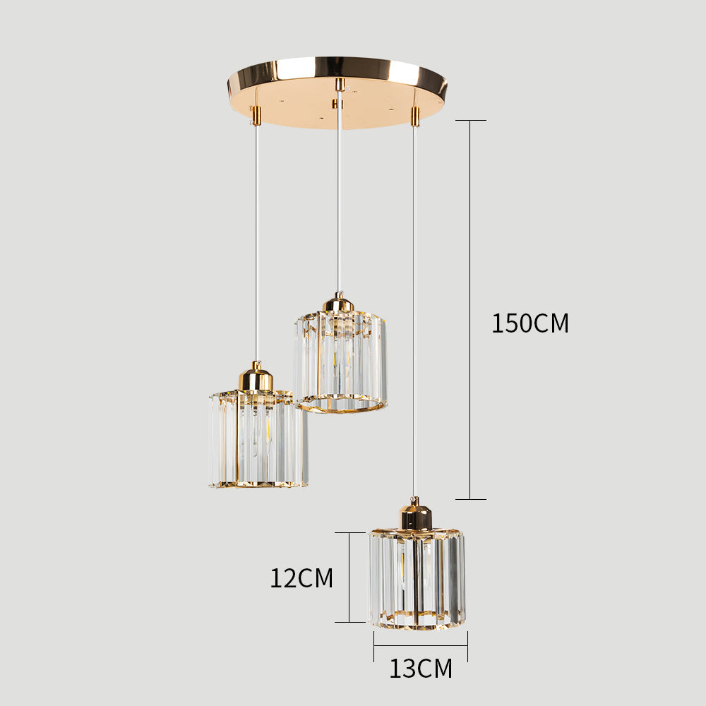 Multi-Head Kristal Hanglamp