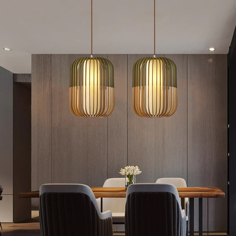 Amaya Houten Hanglamp