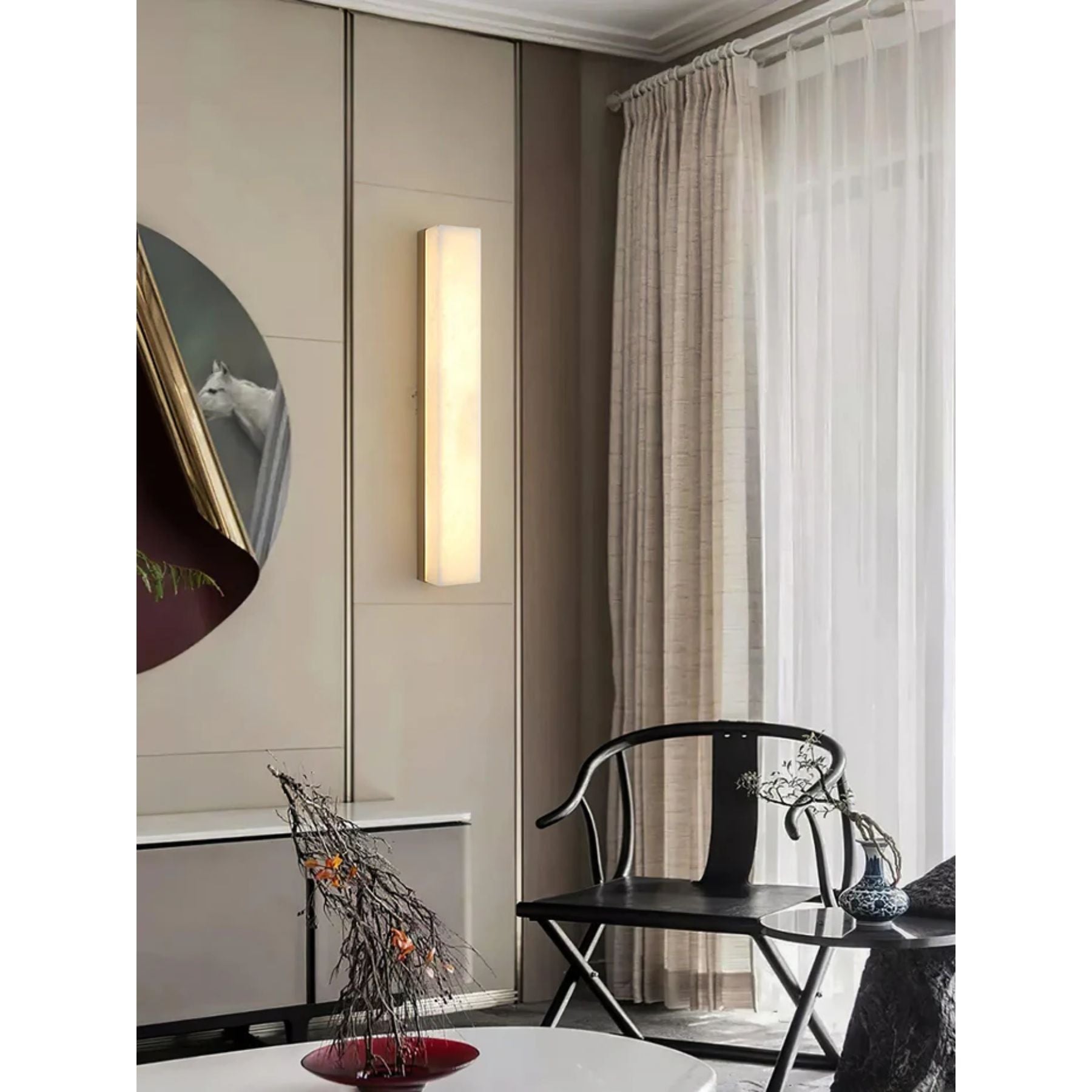 Lureya Albast Wandlamp