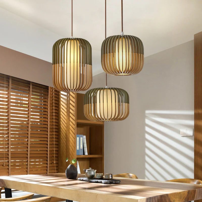 Amaya Houten Hanglamp