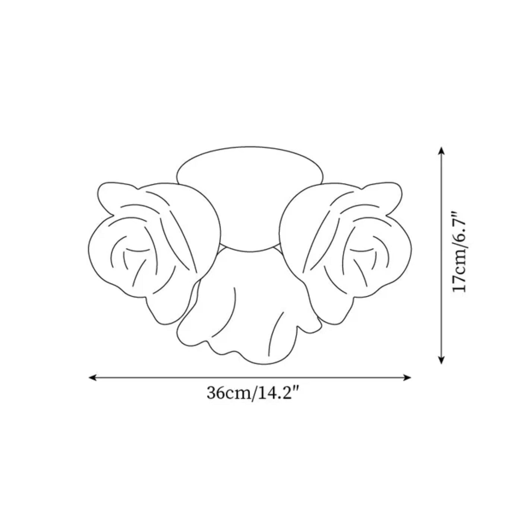 Alysa Flower Plafondlamp