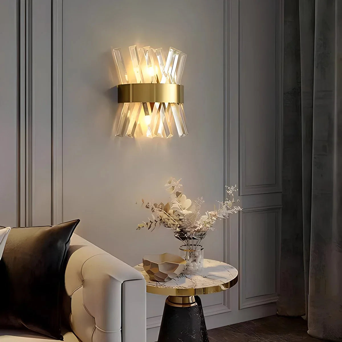 Virlen Kristal Wandlamp