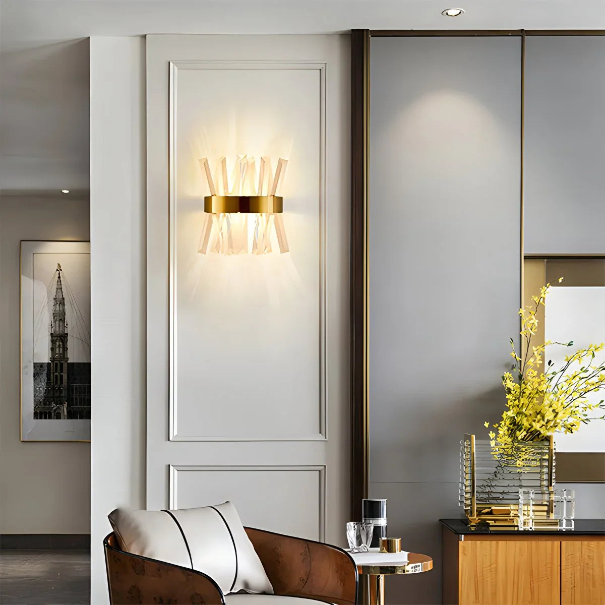 Virlen Kristal Wandlamp