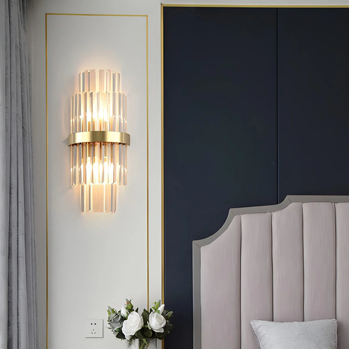 Virlen Kristal Wandlamp