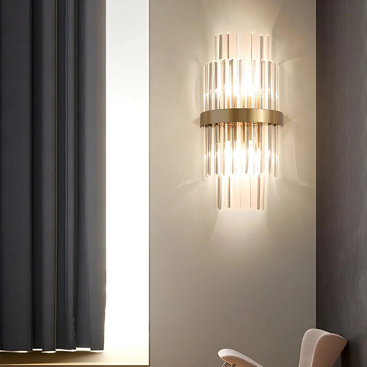Virlen Kristal Wandlamp