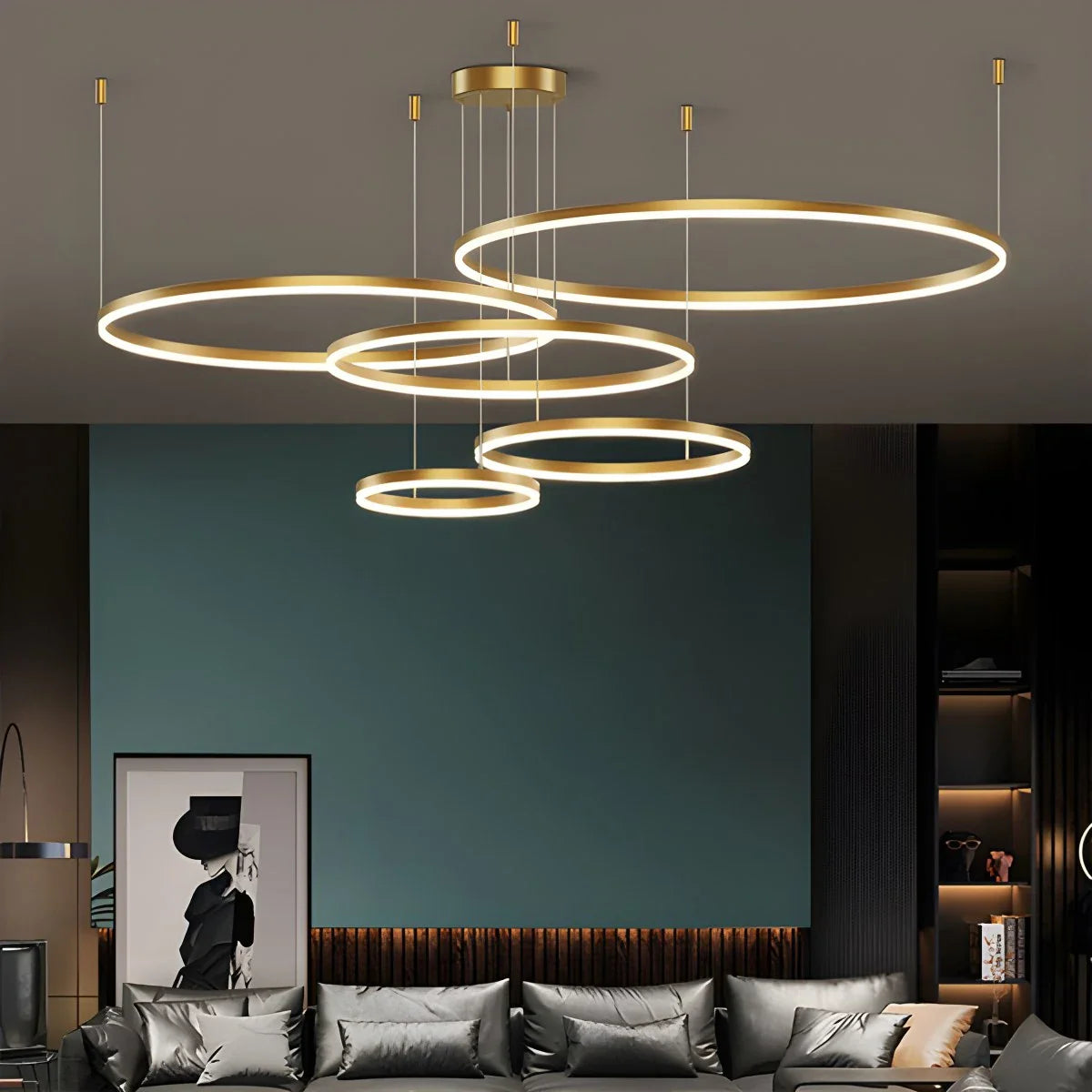 Circora Gelaagde Ringvorm Hanglamp