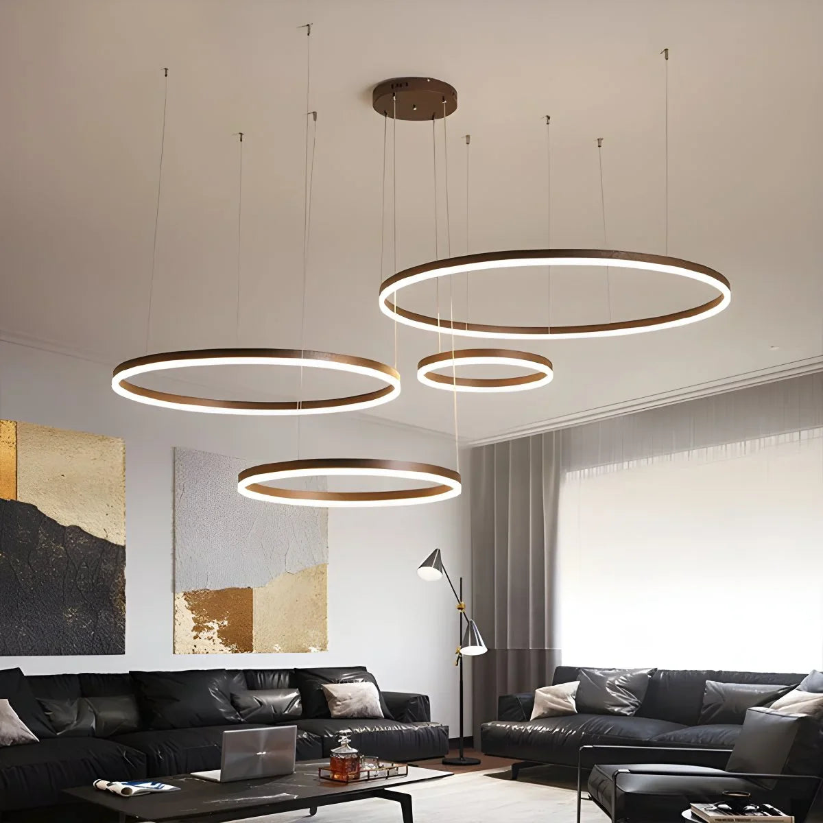 Circora Gelaagde Ringvorm Hanglamp