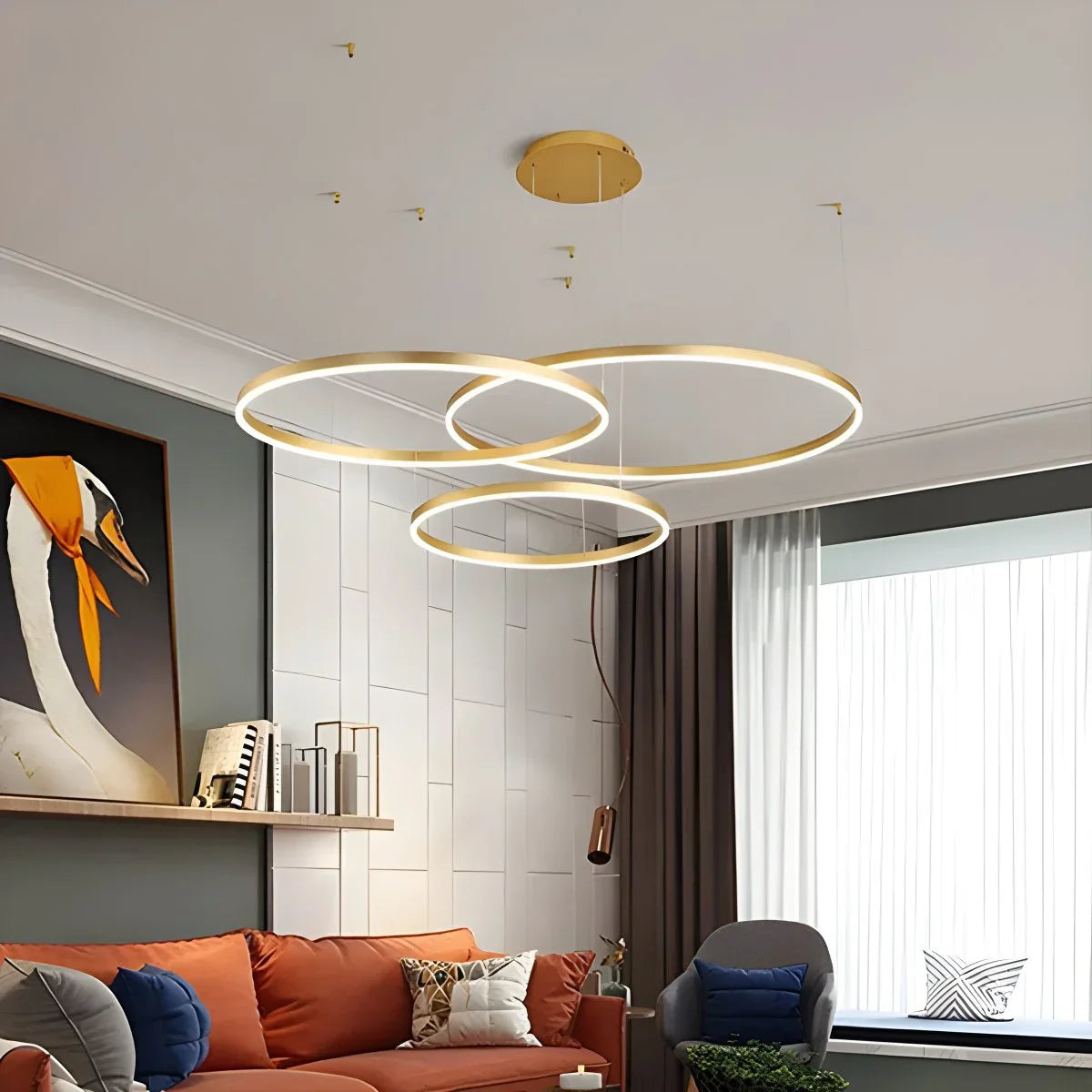 Circora Gelaagde Ringvorm Hanglamp