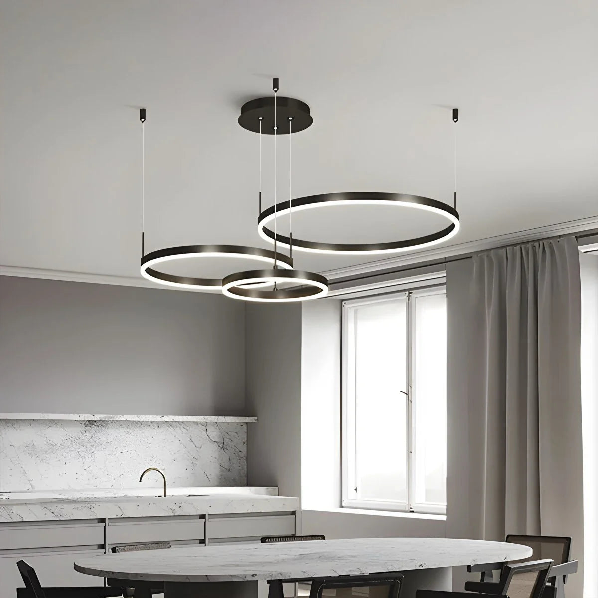 Circora Gelaagde Ringvorm Hanglamp