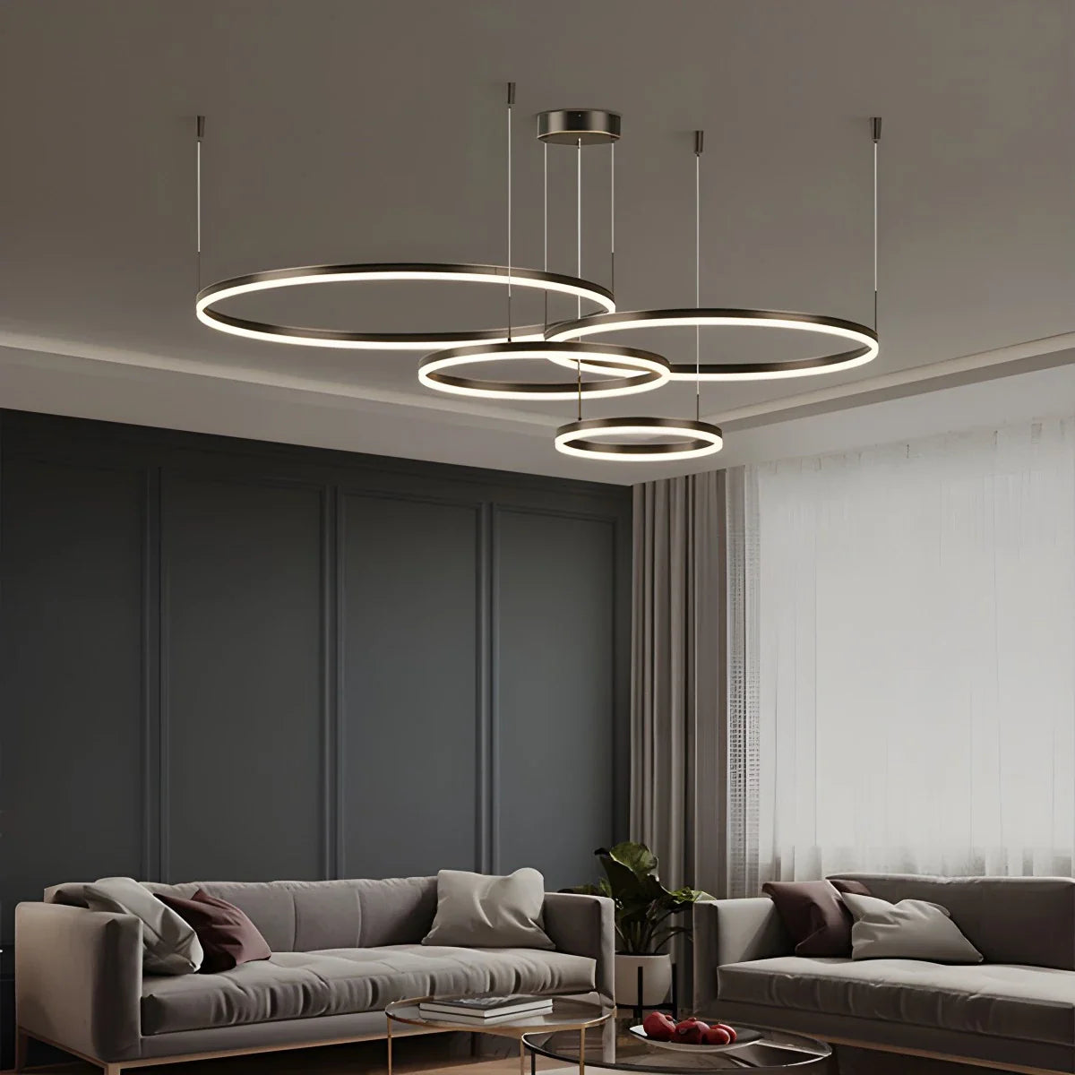 Circora Gelaagde Ringvorm Hanglamp