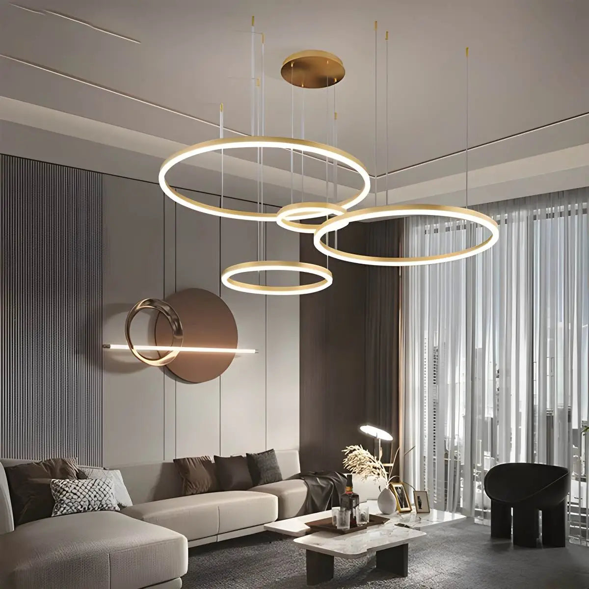 Circora Gelaagde Ringvorm Hanglamp