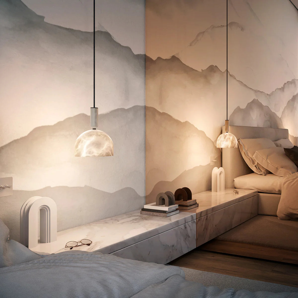 Elani Albast Hanglamp