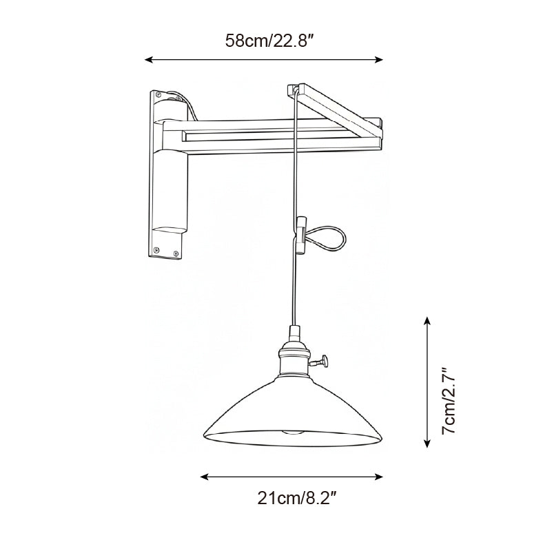 Befosa Swing Arm Wandlamp