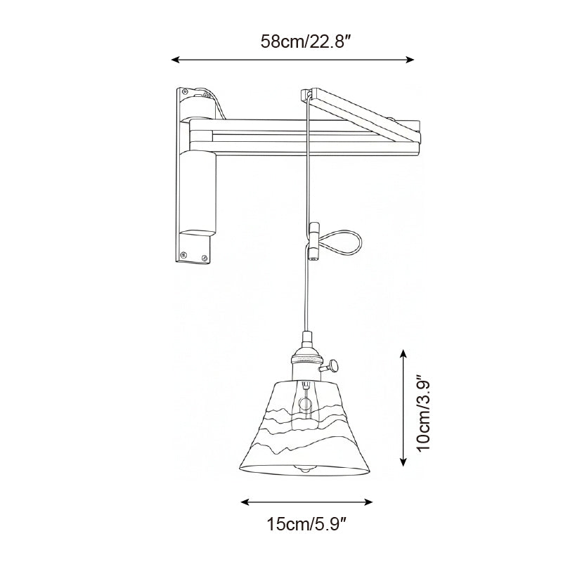Befosa Swing Arm Wandlamp