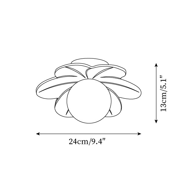 Svalon Flower Plafondlamp
