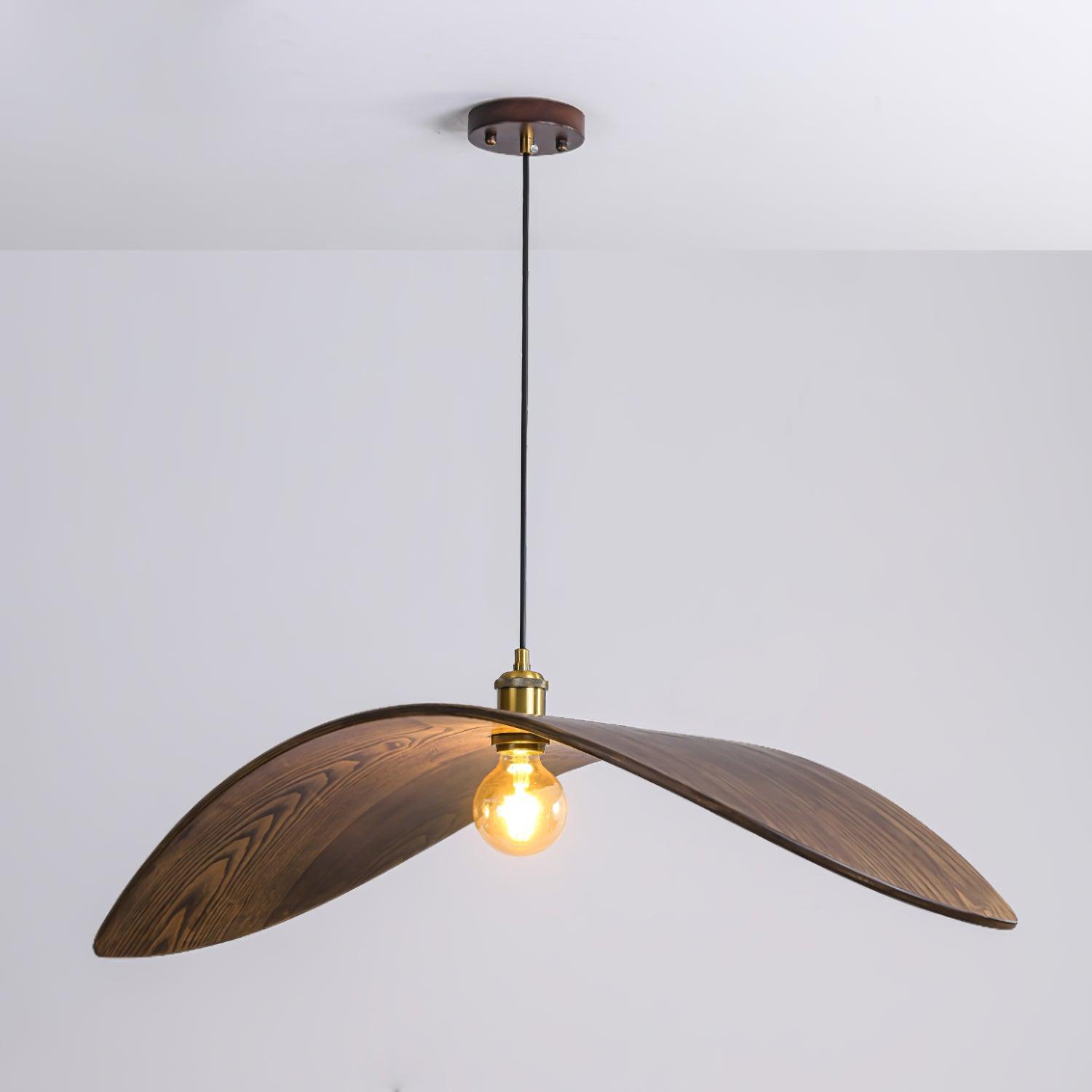 Gebogen Houtdesign Hanglamp