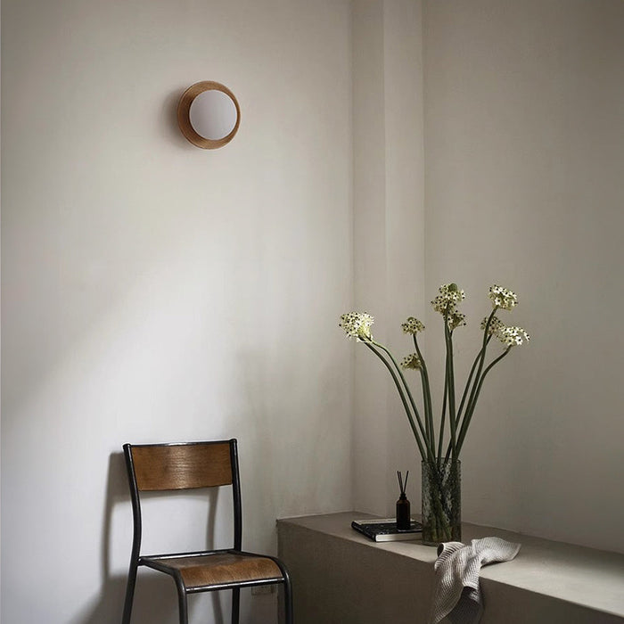 Ozon Houten Wandlamp