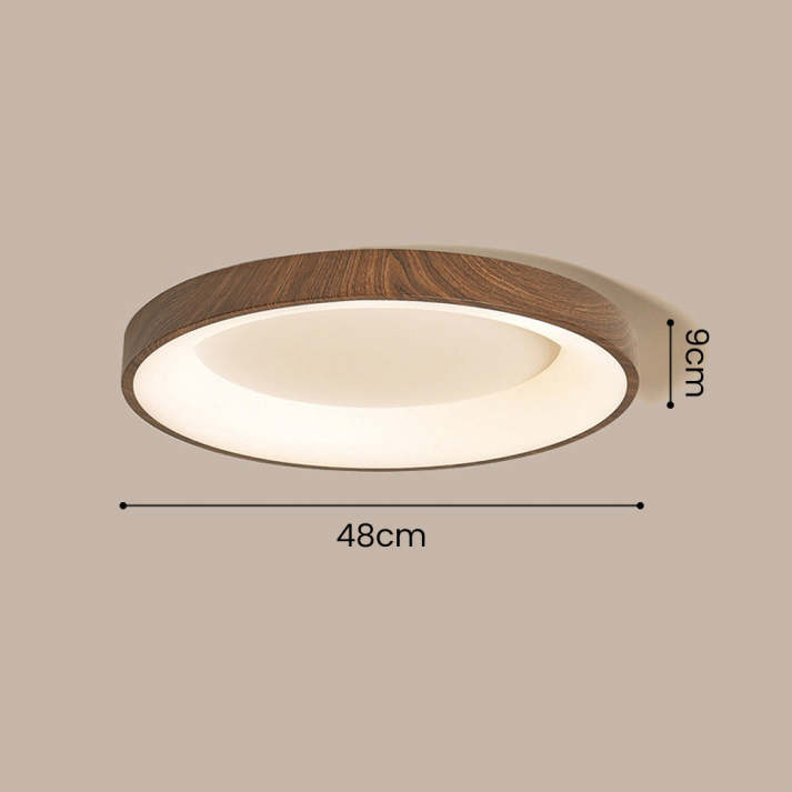 Layeno Houten Plafondlamp