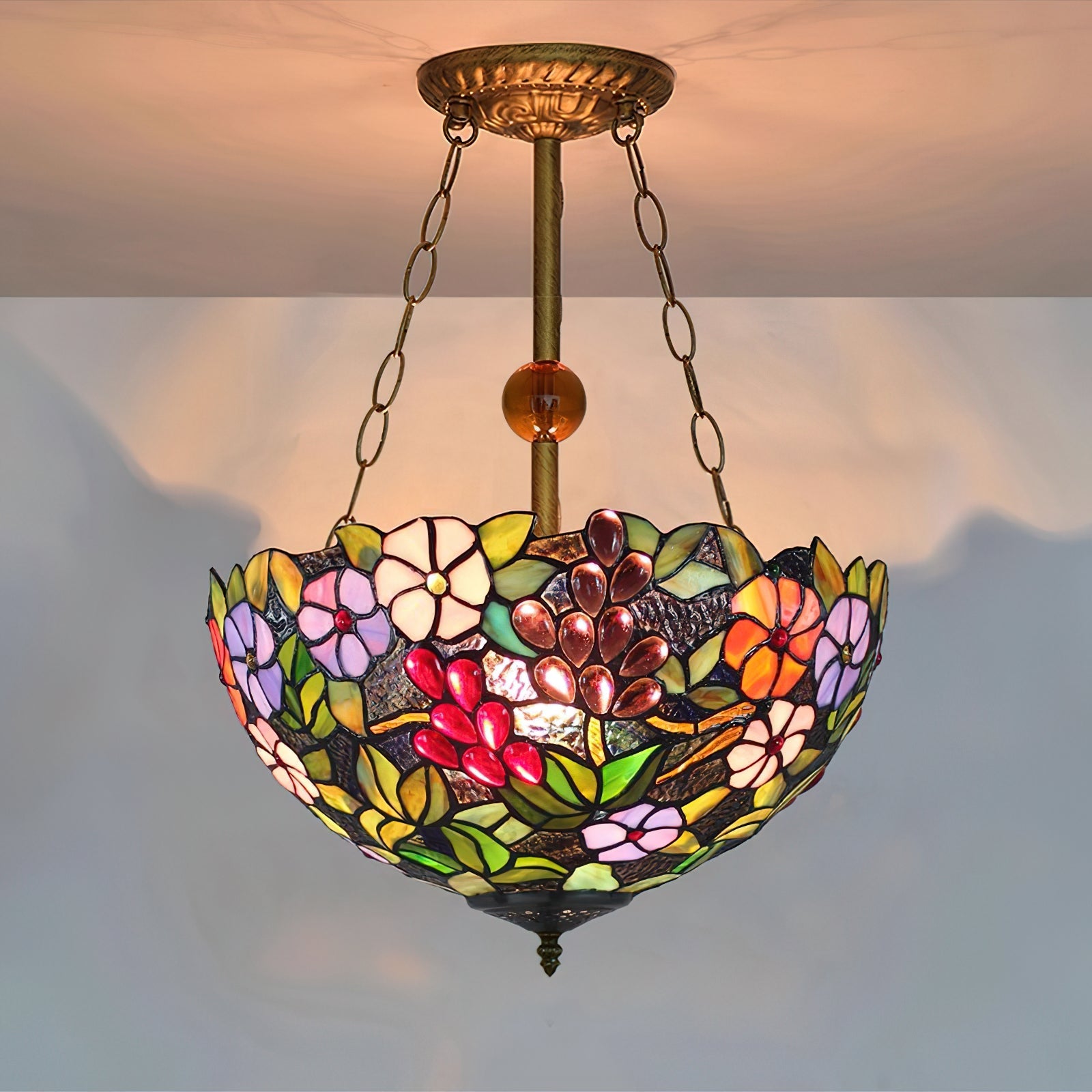 Lentysa Tiffany Plafondlamp