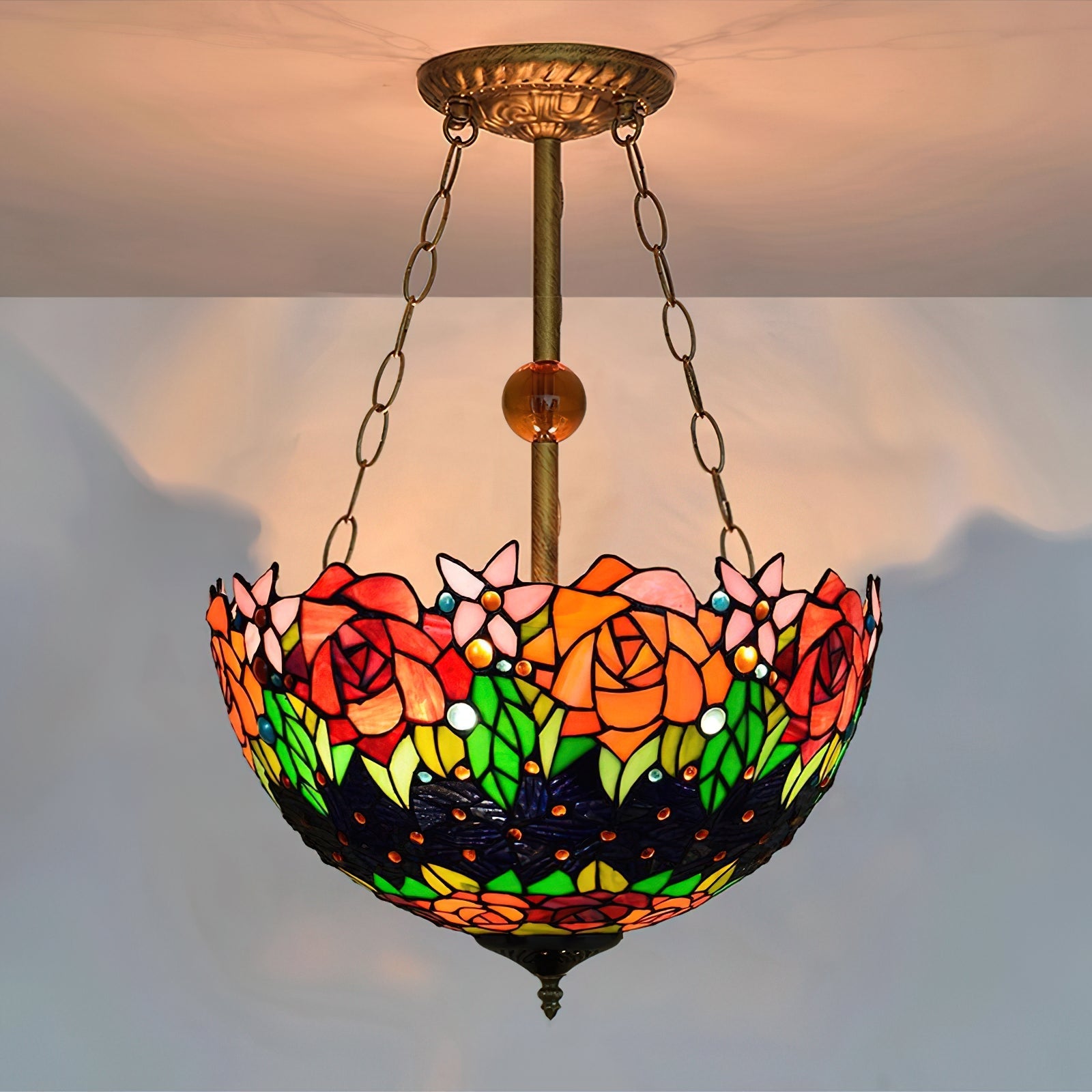Lentysa Tiffany Plafondlamp