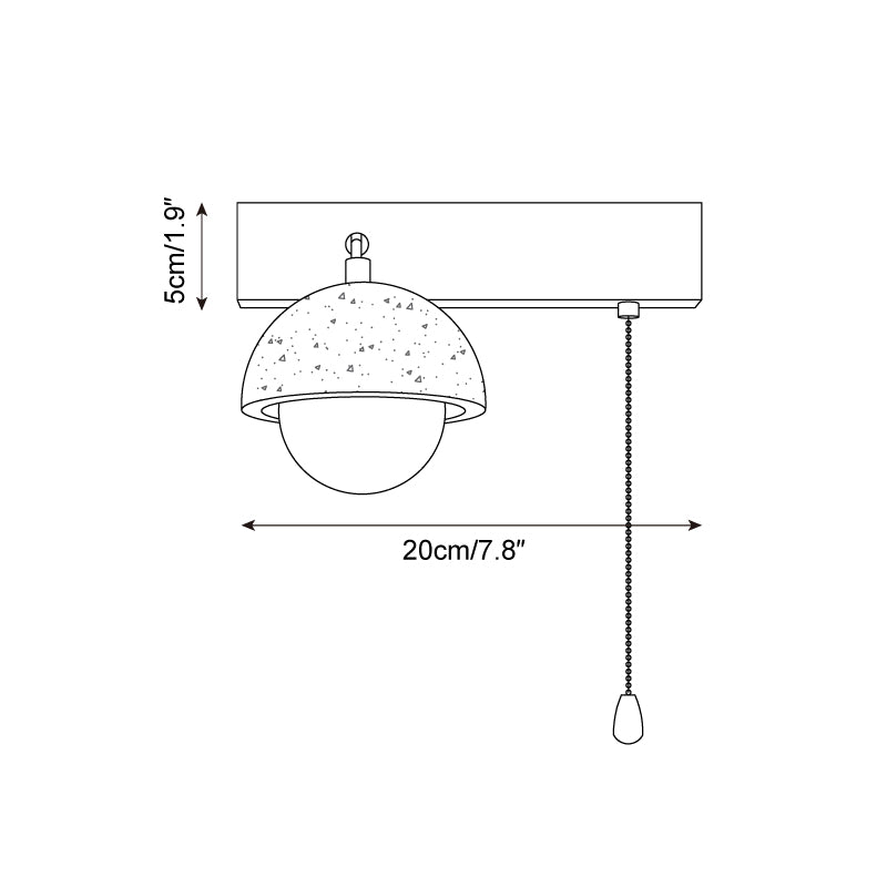 Gebiso Natuursteen Wandlamp