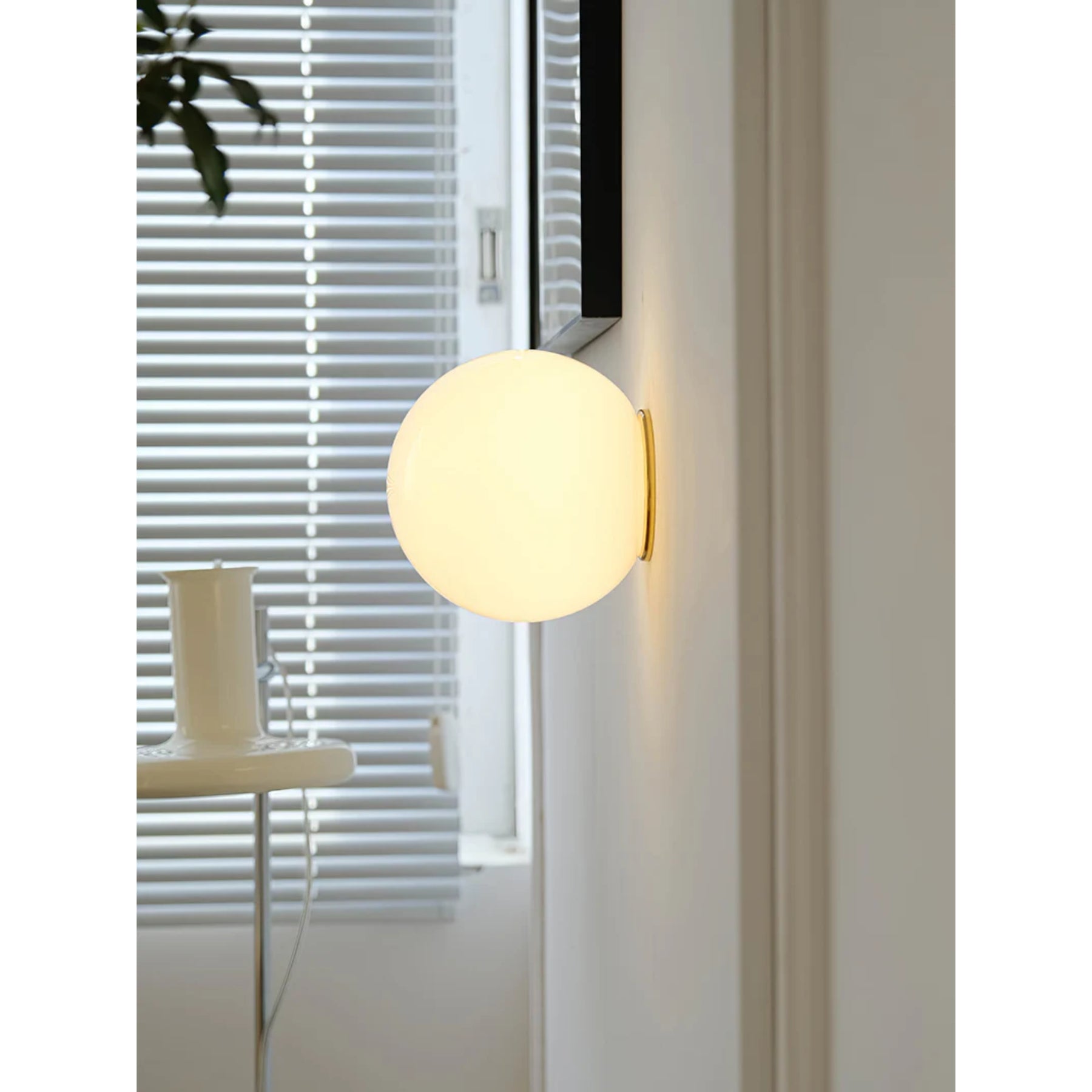 Glazen Mini-bol Wandlamp