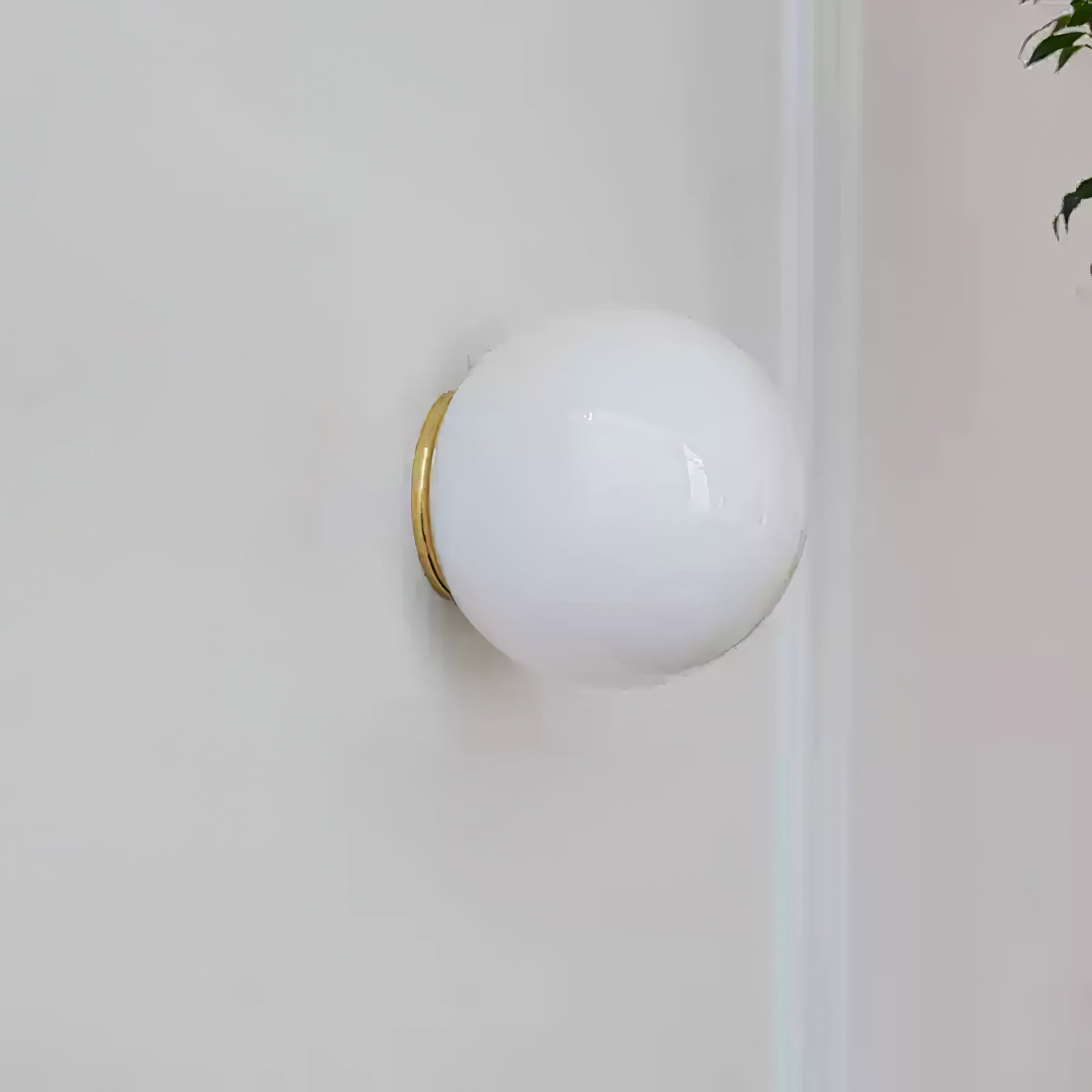 Glazen Mini-bol Wandlamp