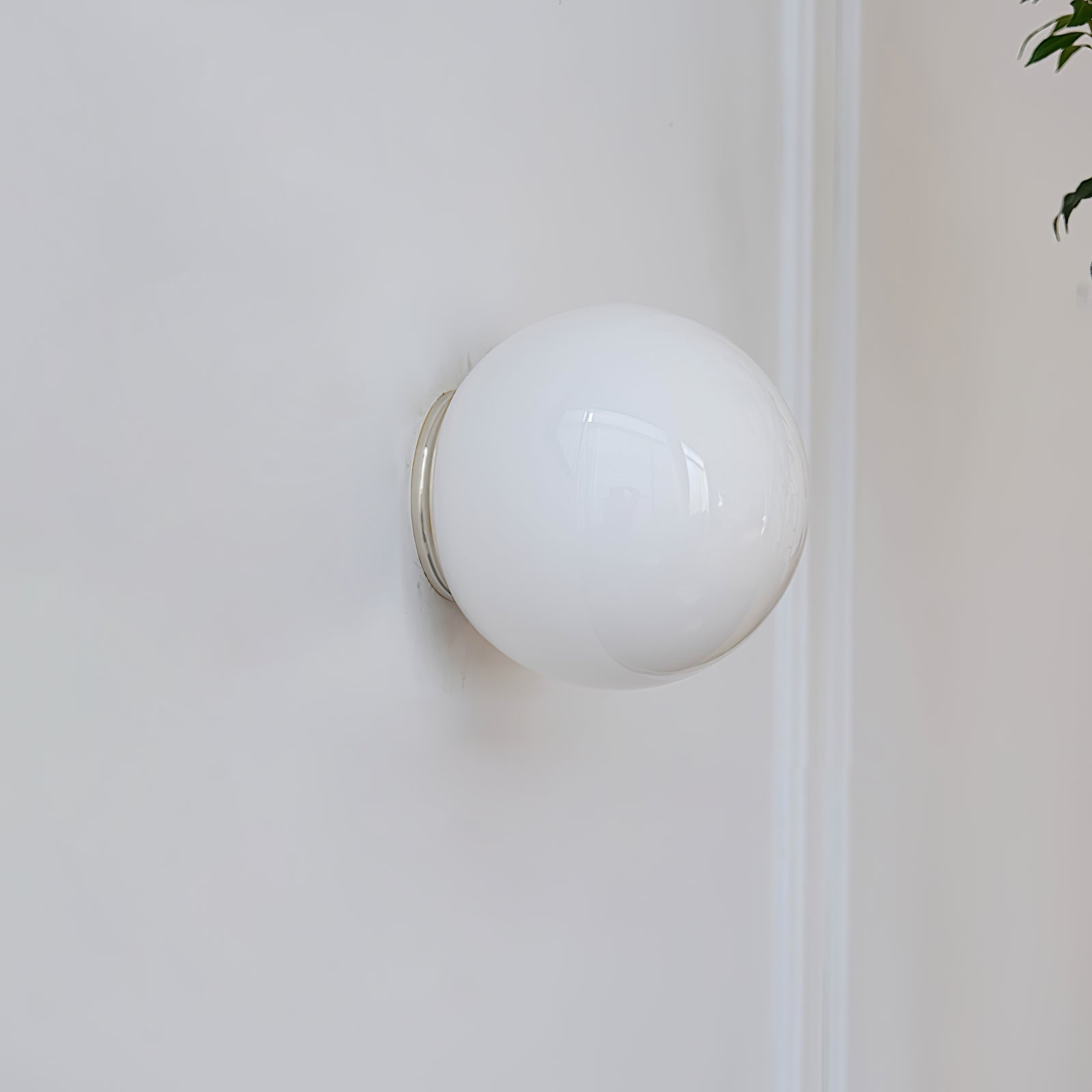 Glazen Mini-bol Wandlamp