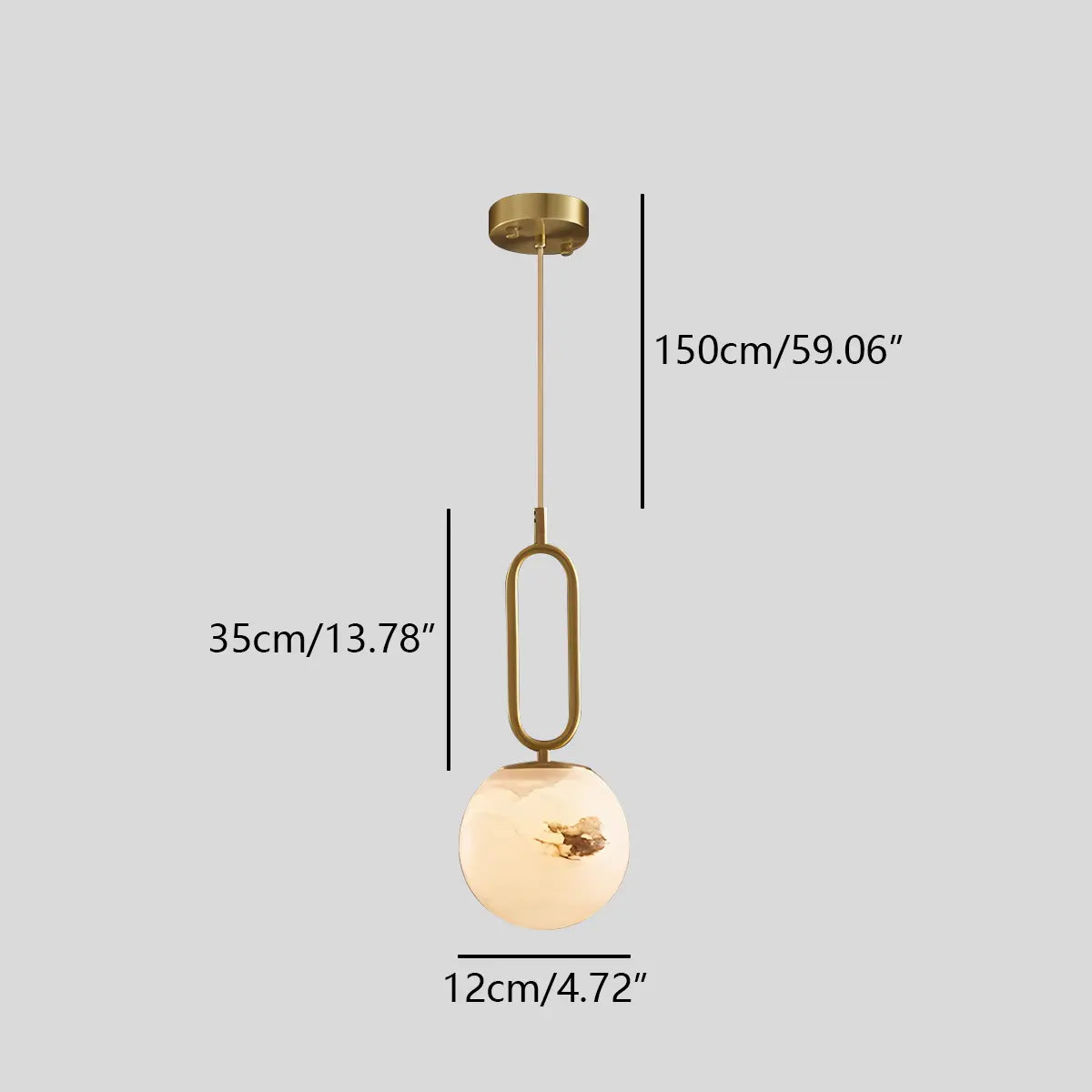 Zazelo Marmeren Hanglamp
