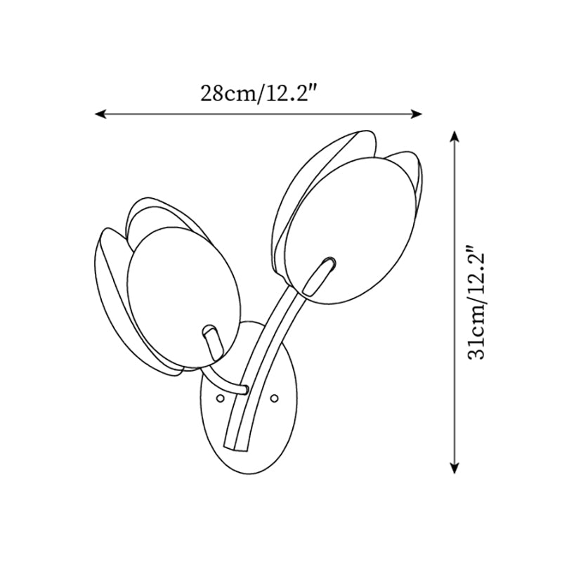 Geca Flower Wandlamp