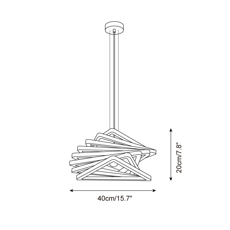 Holezan Houten Hanglamp