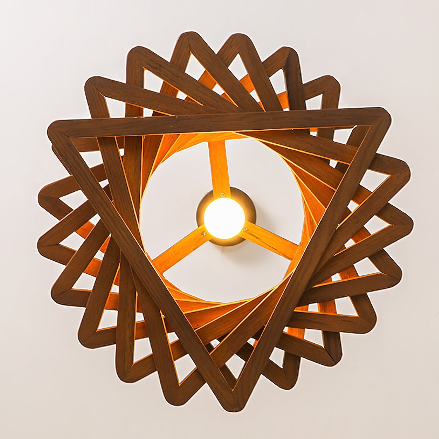 Holezan Houten Hanglamp