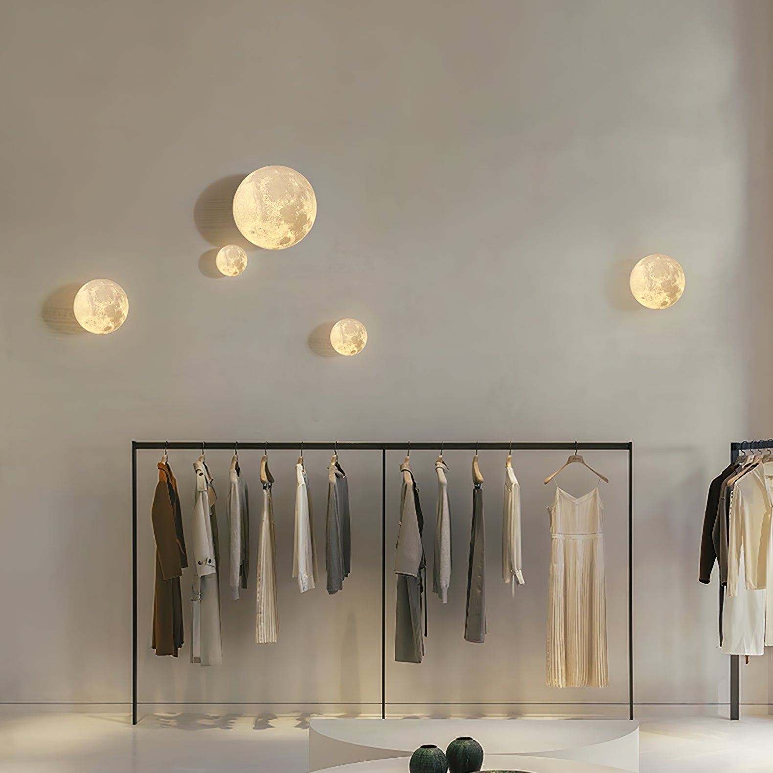 Tralvik Maanontwerp Wandlamp
