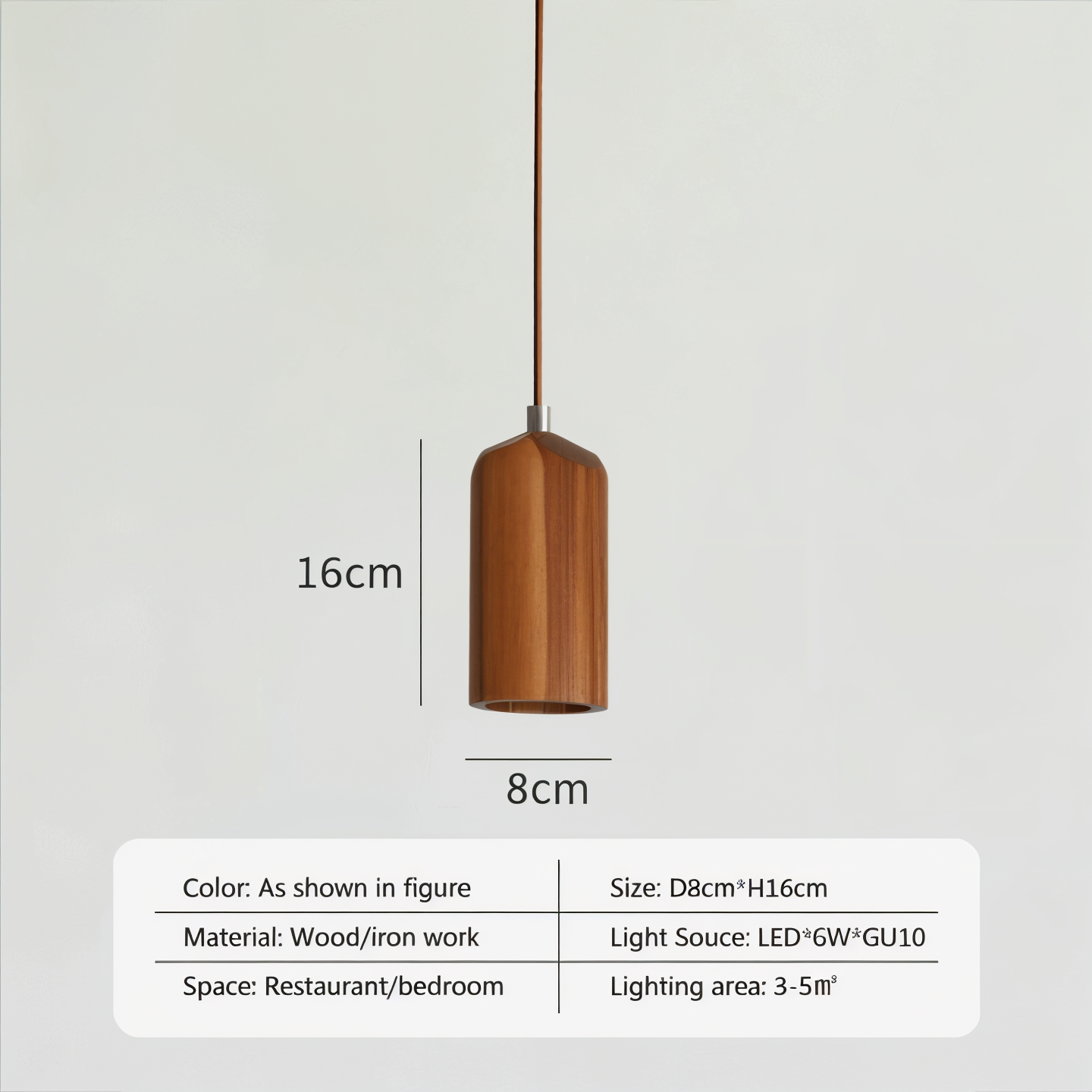 Zenvo Houten Hanglamp