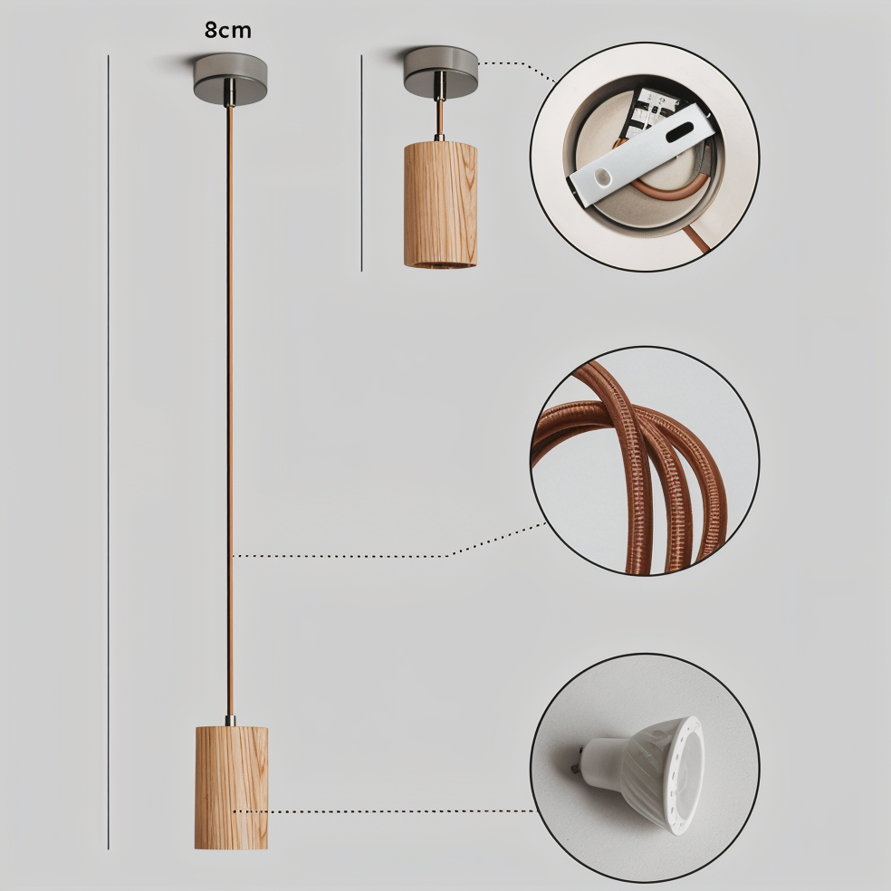 Zenvo Houten Hanglamp