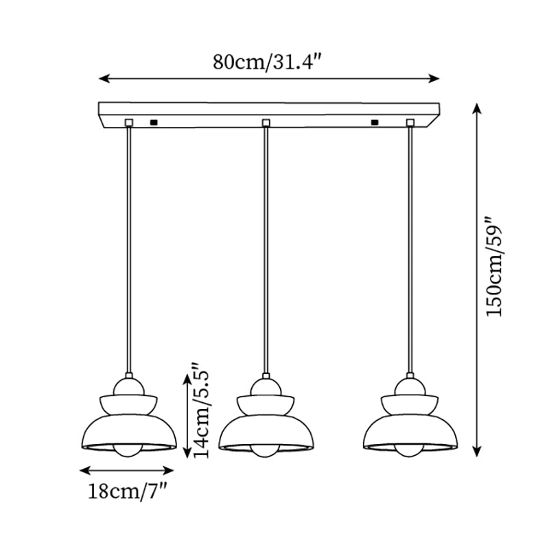 Rasvello Travertijn Hanglamp