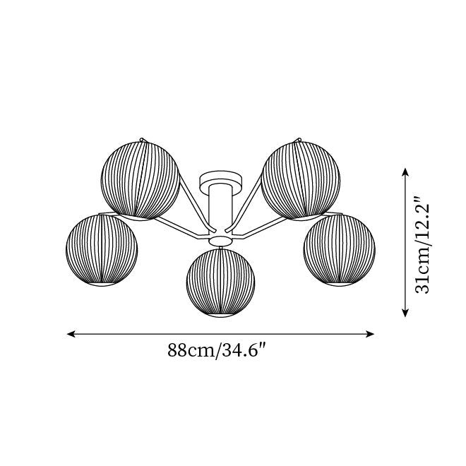 Zanvero Plafondlamp