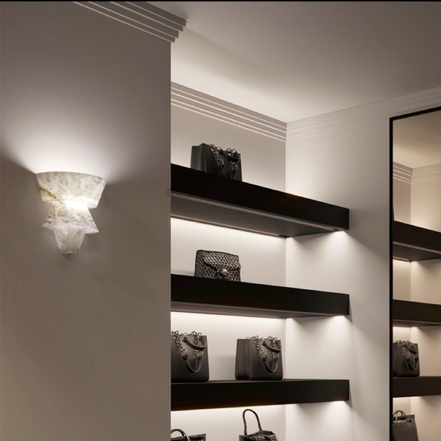 Rosvani Albaster Wandlamp