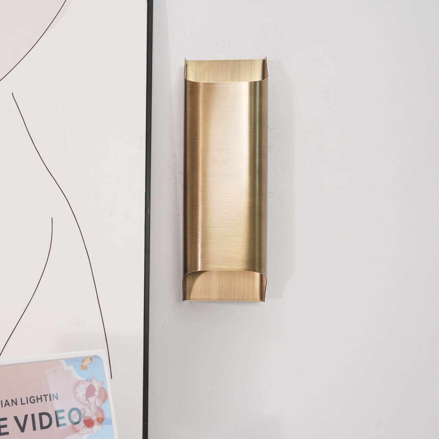 Lelo Messing Wandlamp
