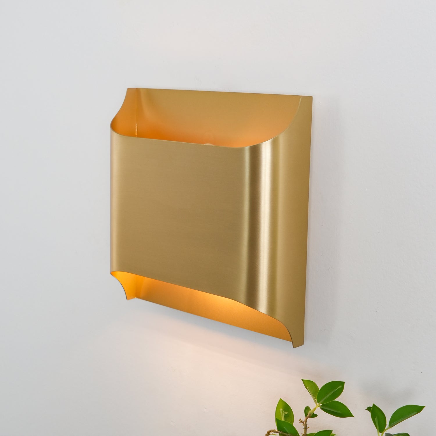 Lelo Messing Wandlamp